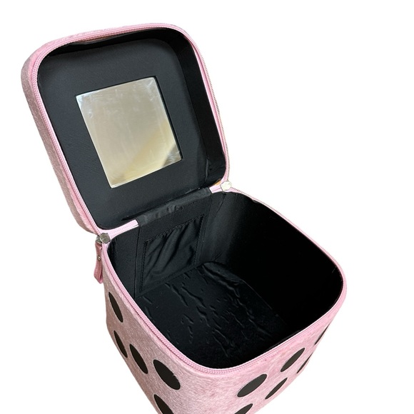 50’s dice vanity purse, a must for your party , has zippers and mirror inside - Picture 2 of 2